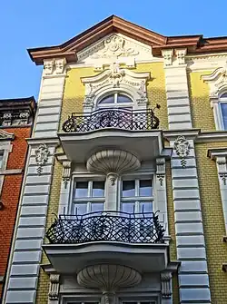 Adorned balconies
