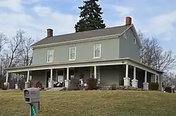 An I-house farmstead near Cable