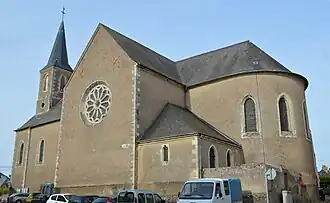 The church in Beaulieu-sur-Layon