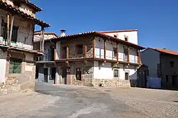 Traditional houses in Becedas, Ávila