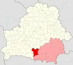Location of Zhytkavichy district