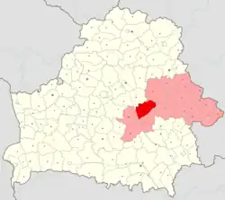 Location of Klichaw district