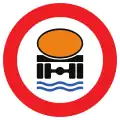 C25c: No entry for vehicles transporting water polluting goods
