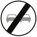 C41: End of the overtaking restriction