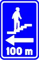 F51b: Crossing for pedestrians above ground