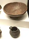 Footed bowl and jug