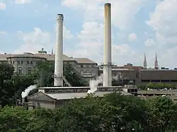The Bellefield Boiler Plant as it looked in 2008.