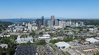 Aerial view of Downtown Bellevue
