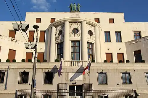 Embassy of France, Belgrade, Serbia, by Roger-Henri Expert with Josif Najman as assistant, designed in 1926, built in 1939[113][114]