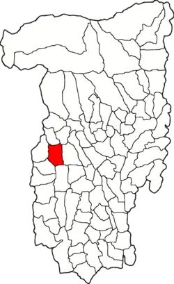 Location in Vâlcea County