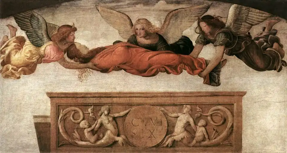Angels Carrying the Body of St Catherine of Alexandria