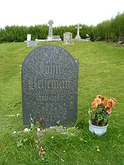 John Betjeman's grave