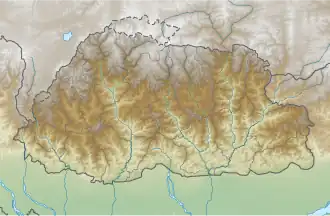 Jomolhari is located in Bhutan