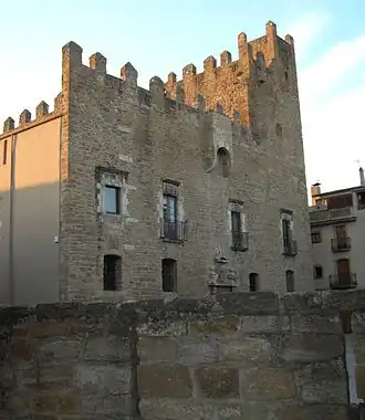 The palace-castle of La Bisbal.