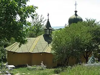 Wooden church in Ciurbești
