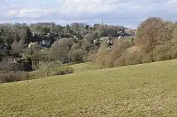 Bisley viewed from the south