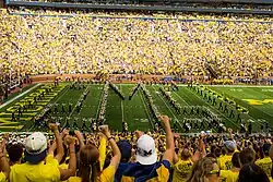 Michigan Marching Band's Block M