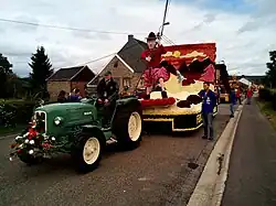 Flower parade in Hergenrath