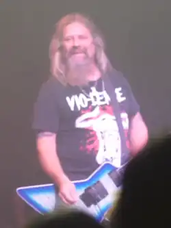 Gustafson with Vio-lence in 2022