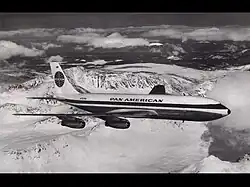 Boeing 707-120 without "eyebrow windows"