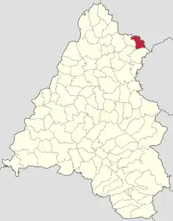 Location in Bihor County