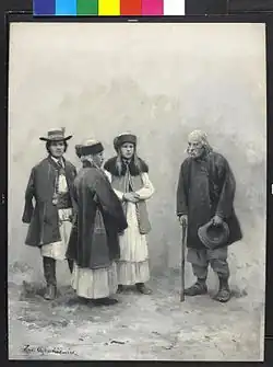 Boyko family. Dolyna district. 1898