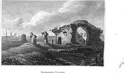 The ruins of the medieval city of Bolgar (1839)