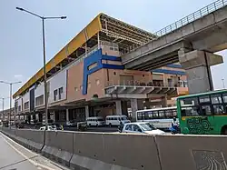 Final stages of this metro station as of June 2023