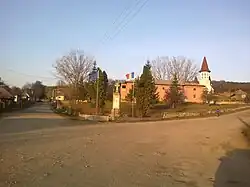 World War I and II memorial in Borșa