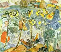 Sunflowers, 1917-1919