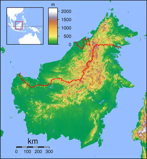 LDU/WBKD is located in Borneo