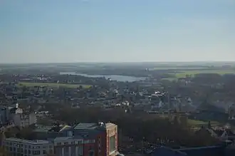 Panoramic view of the area around Bourges-Avaricum.[notes 49]