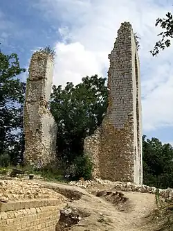 Boves château ruins
