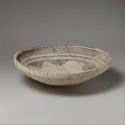 Bowl; mid 6th–5th millennium BC; ceramic; Tell Abu Shahrain; Metropolitan Museum of Art
