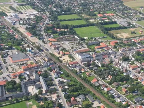Aerial photograph of Brørup