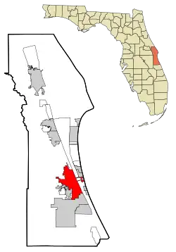 Location in Brevard County, Florida