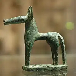 8th-century BC bronze votive horse from Olympia