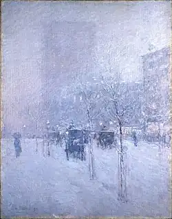 Childe Hassam, Late Afternoon, New York, Winter, c. 1900