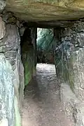 Passageway to interior