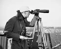 An ornithologist at Rossitten 1910.