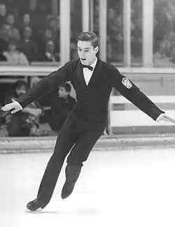 Ondrej Nepela performs on ice.