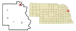Location of Decatur, Nebraska