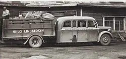 Image 81A bus in Finland in the early 20th century with the cargo area totally separated from the bus body (from Bruck (vehicle))