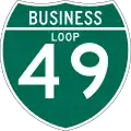Interstate 49 Business marker