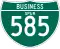 Interstate 585 Business marker