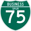 Business Loop Interstate 75 marker