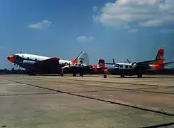Aircraft at the Redstone Army Airfield in Huntsville