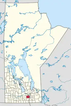 Location of the RM of Macdonald in Manitoba