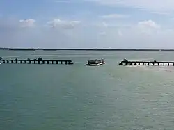 Swing bridge over Gasparilla Sound