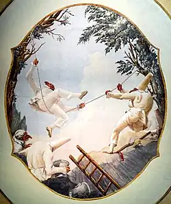 Altalena dei pulcinelli - Ceiling